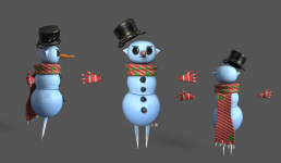 SNOWMAN XMAS RED.png